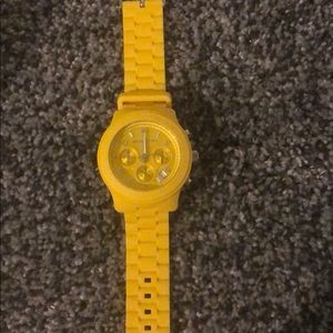 Yellow Michael Kors watch